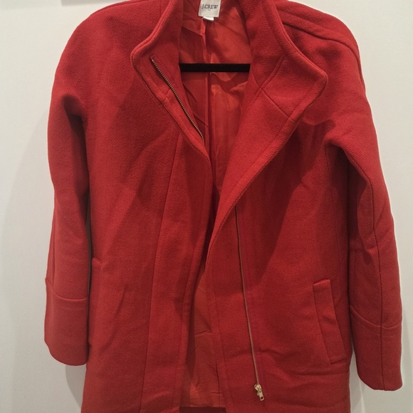 J. Crew Women's Red Trench Coat - Picture 4 of 13